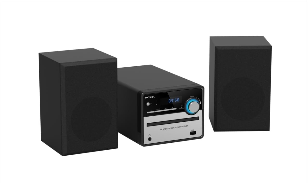 Compact CD Player Bluetooth Hi-Fi Stereo System USB AUX FM Radio Remote Control