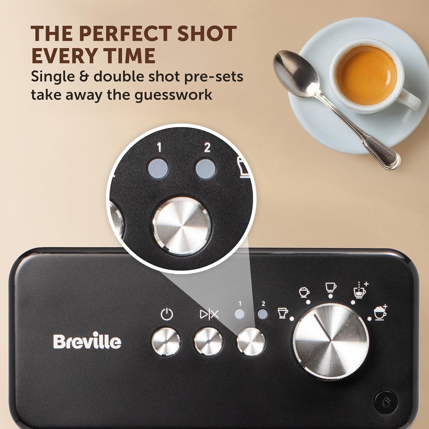 Espresso Coffee Machine | 15 Bar Pump | Automatic Milk Frother