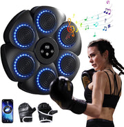 Music Boxing Machine Bluetooth LED Wall Mount Punch Trainer for Home Fitness