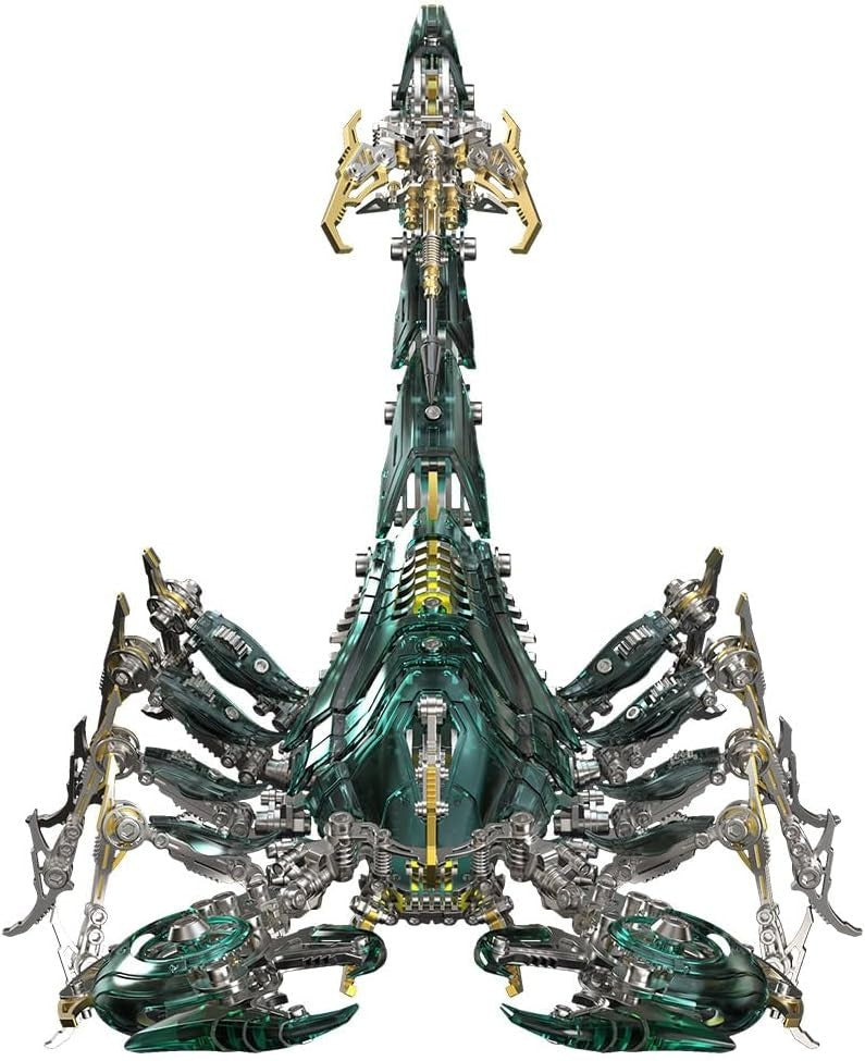 3D Metal War Scorpion Puzzle 1073PCS Mechanical Animal Model Kit DIY
