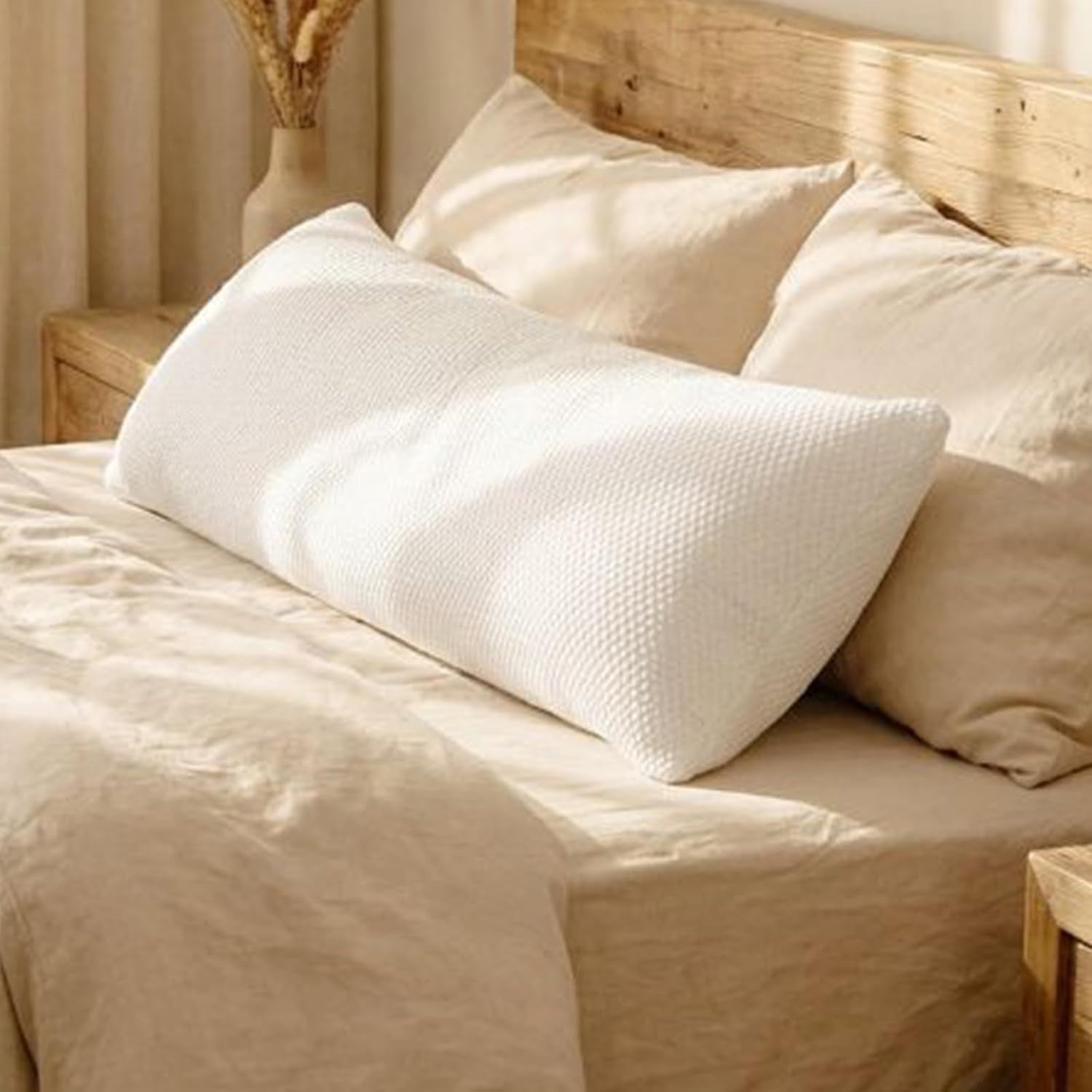 Body Pillow Full Length Adjustable Support for Side Sleepers Neck Back Pain
