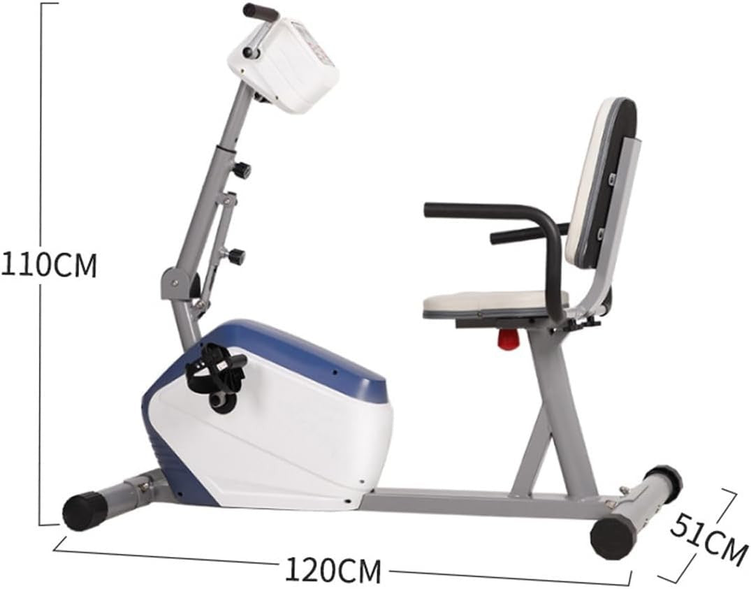 Motorized Recumbent Rehab Bike Electric Arm Leg Trainer w/Protective Bracket
