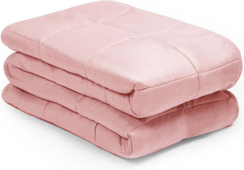 Weighted Blanket Adults Blush Pink 4kg 125x150cm Calming Sleep Aid