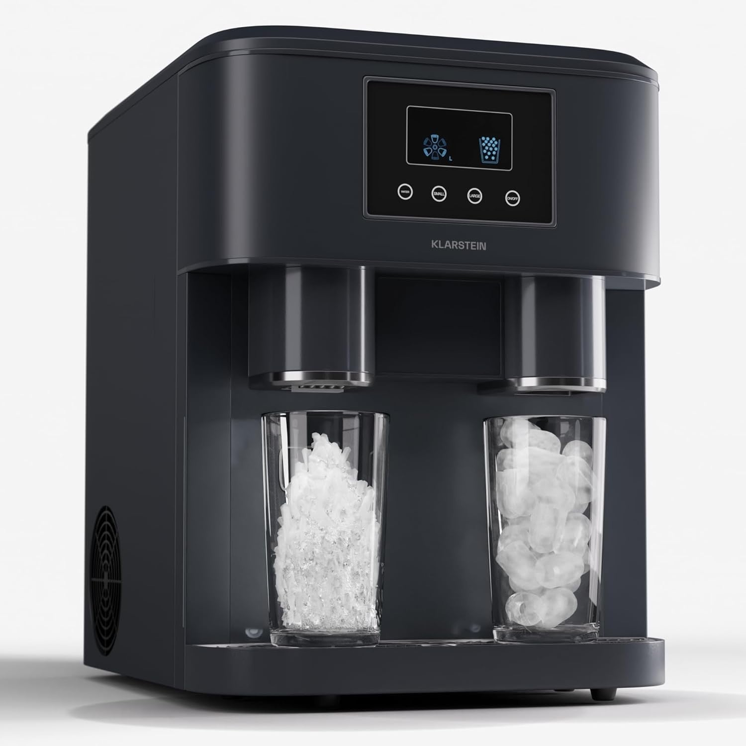 Countertop Ice Maker Cube & Crushed Ice 15kg/Day Touch Control Fast
