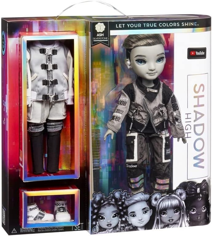 Greyscale Fashion Doll Two Outfits Streetwear Accessories Stand