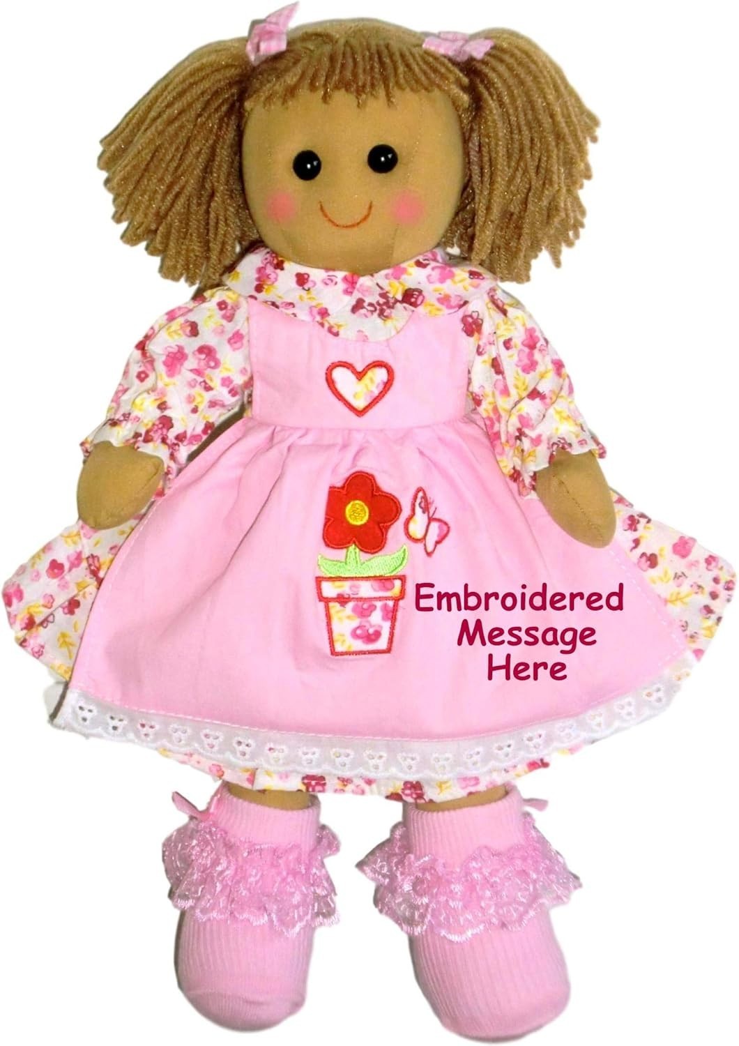 40cm Personalised Big Sister Rag Doll Soft Keepsake New Baby Gift Girls