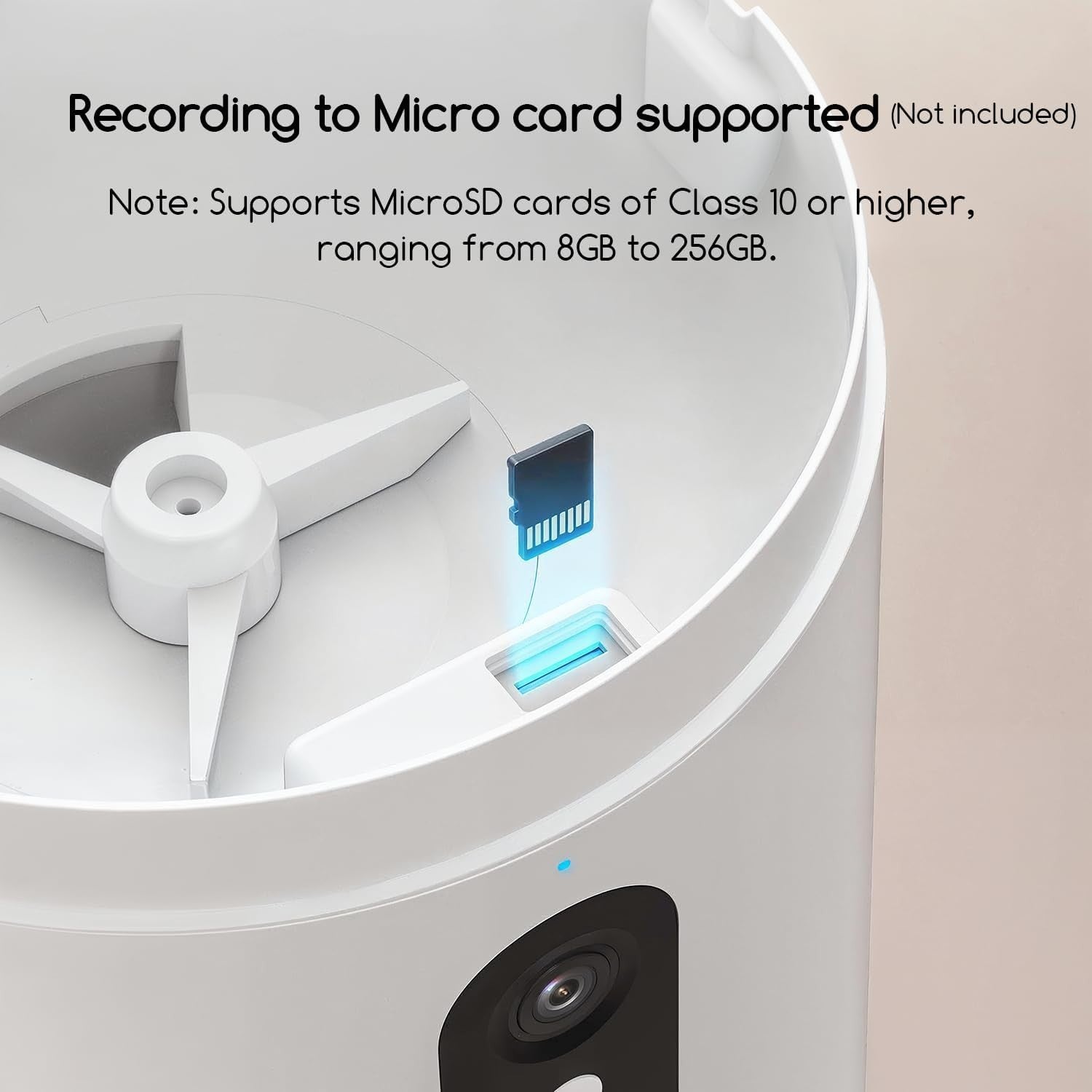 Automatic Cat Feeder Camera 3MP HD WiFi App Control 2 Way Audio 4L