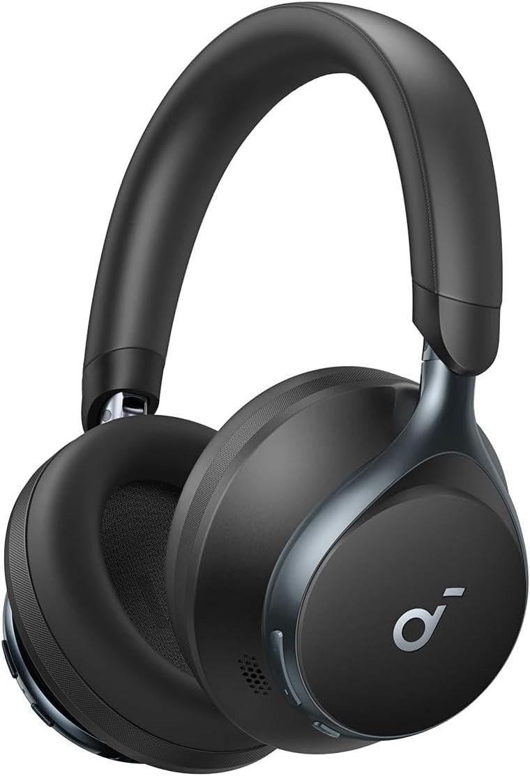 Wireless ANC Headphones Over-Ear, 40H Playtime, Hi-Res Audio, App Control