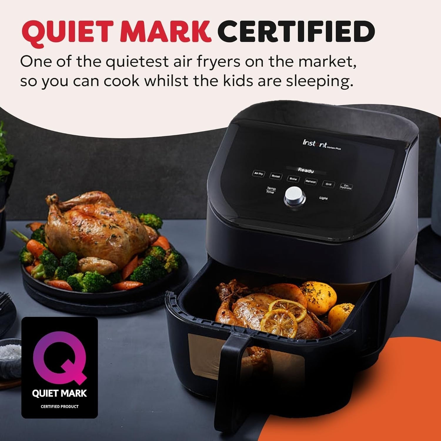 Vortex Digital Air Fryer with Single ClearCook Drawer and 6 Smart Programmes