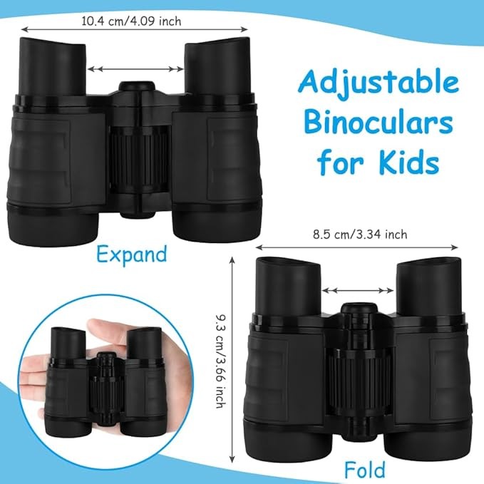 Kids 4x30 Shockproof Binoculars | High-Res Outdoor Learning Toy Ages 3–12