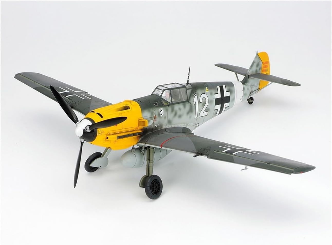 1:48 WWII Messerschmitt Model Plane Kit – Detailed Military Replica for Kids