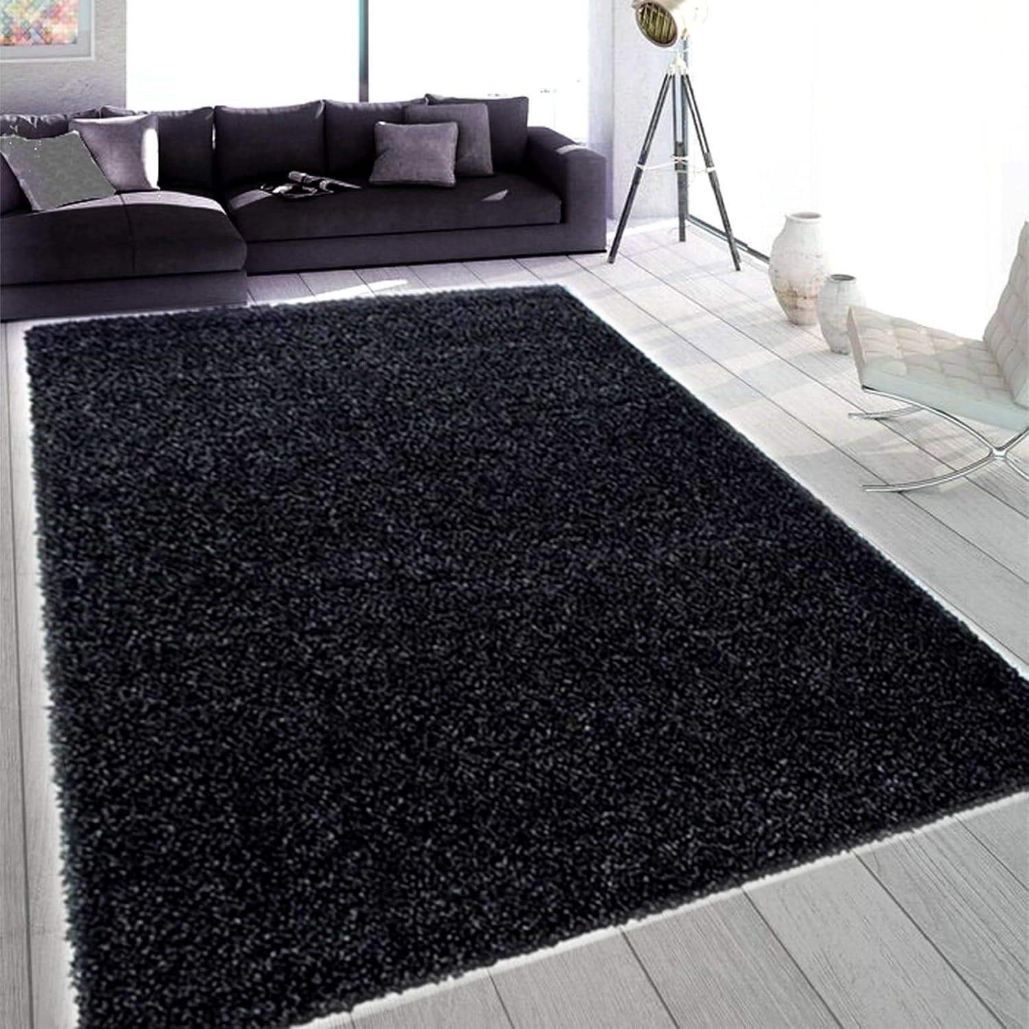 Extra Large Shaggy Area Rug 160x230cm Thick Soft High Pile Living Room Carpet