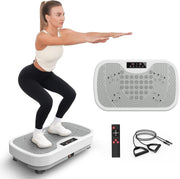 Vibration Plate Exercise Machine 99 Speeds 9 Programs 330LB Slim
