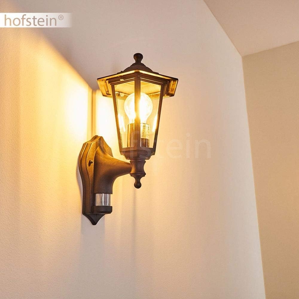 Loria Outdoor Wall Light – Black Antique IP44 E27