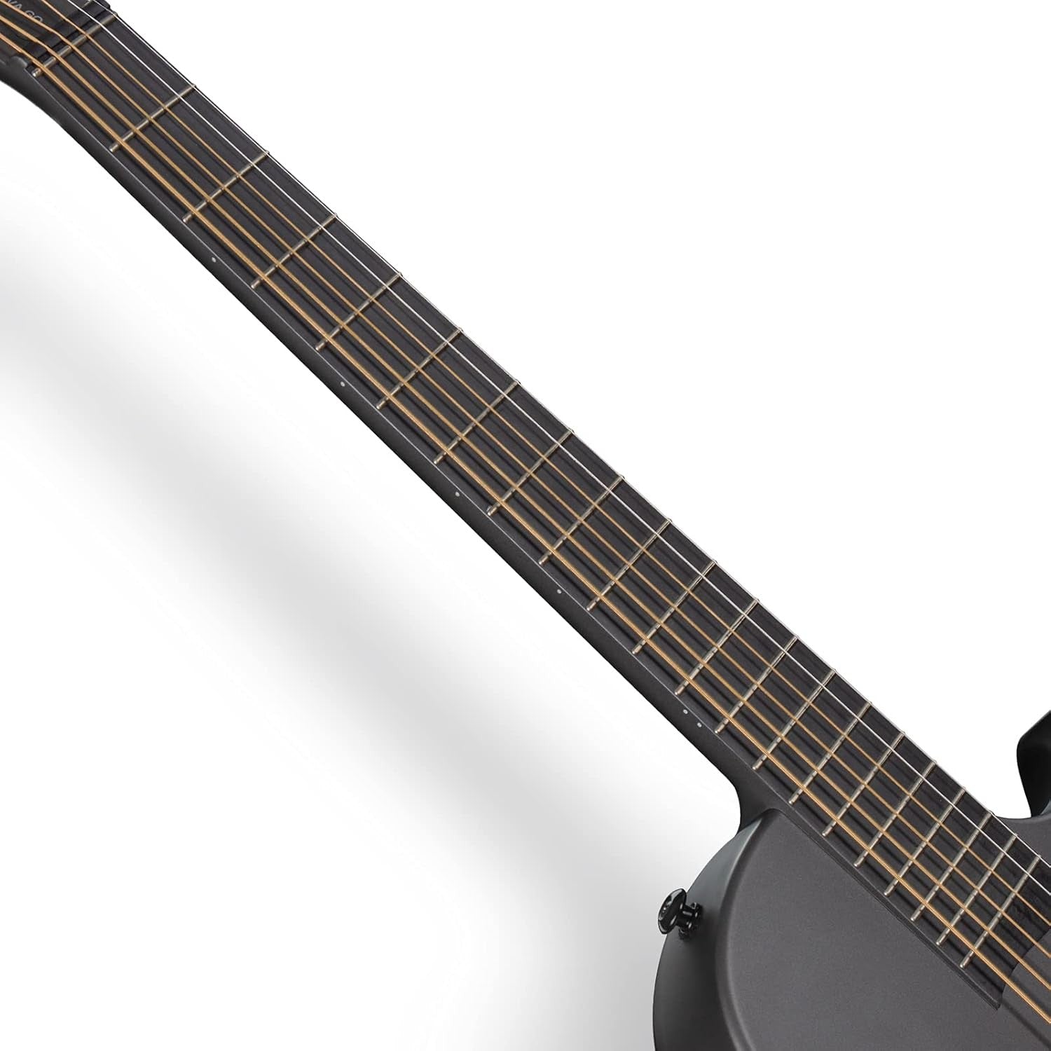 Carbon Fiber Travel Acoustic Guitar 1/2 Size w/ Case Bundle