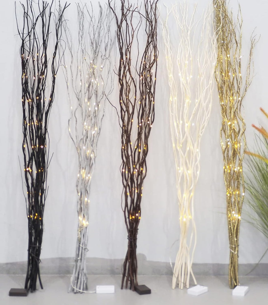 120cm LED Willow Branches Light Up Twig Floor Decor Battery Powered