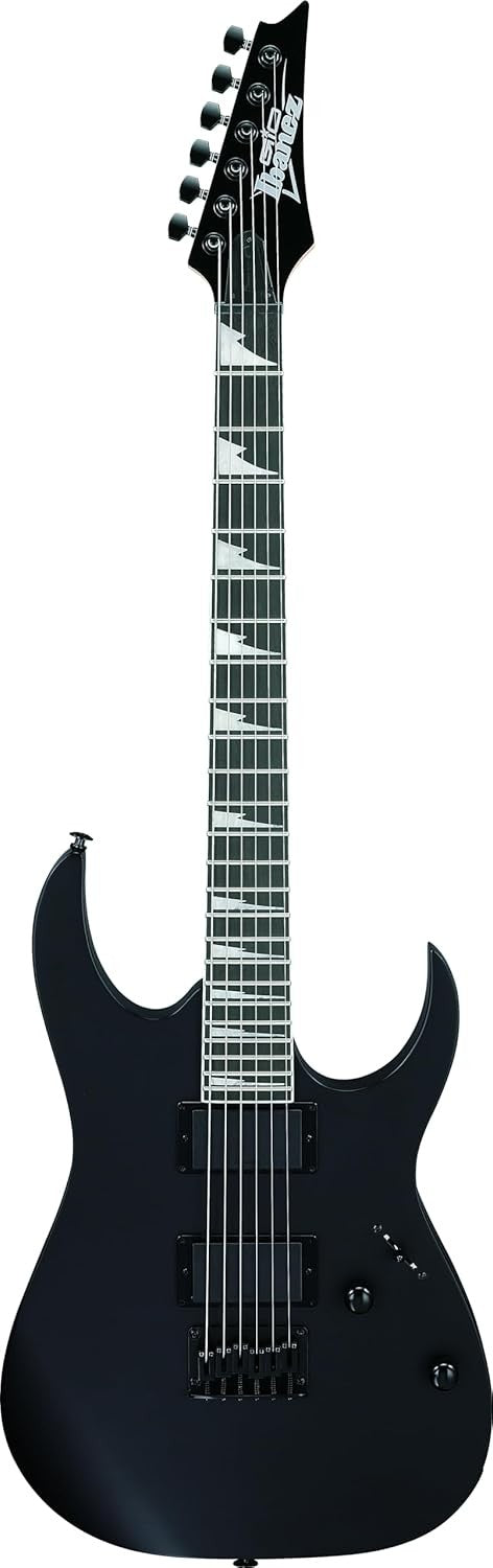 Electric Guitar Black Flat Maple Neck Solid Body 6 String