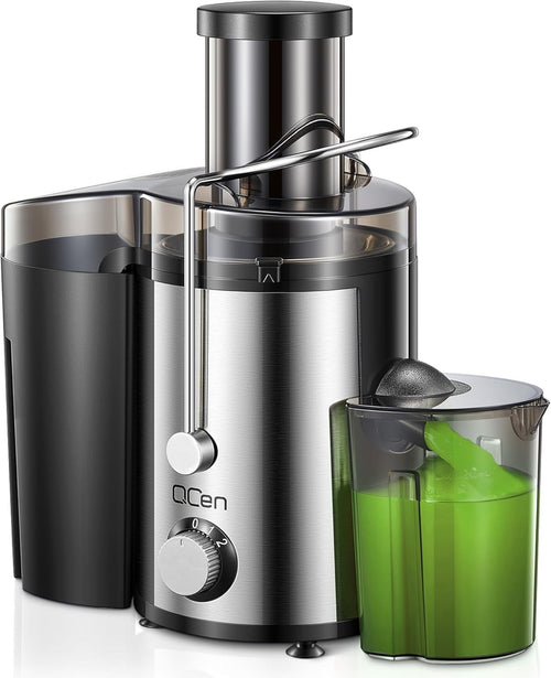 800W Centrifugal Juicer 76mm Wide Chute Whole Fruit 2 Speed Steel Easy Clean