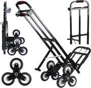 460lb Stair Climbing Hand Truck 6 Wheel Heavy Duty Dolly w Ropes