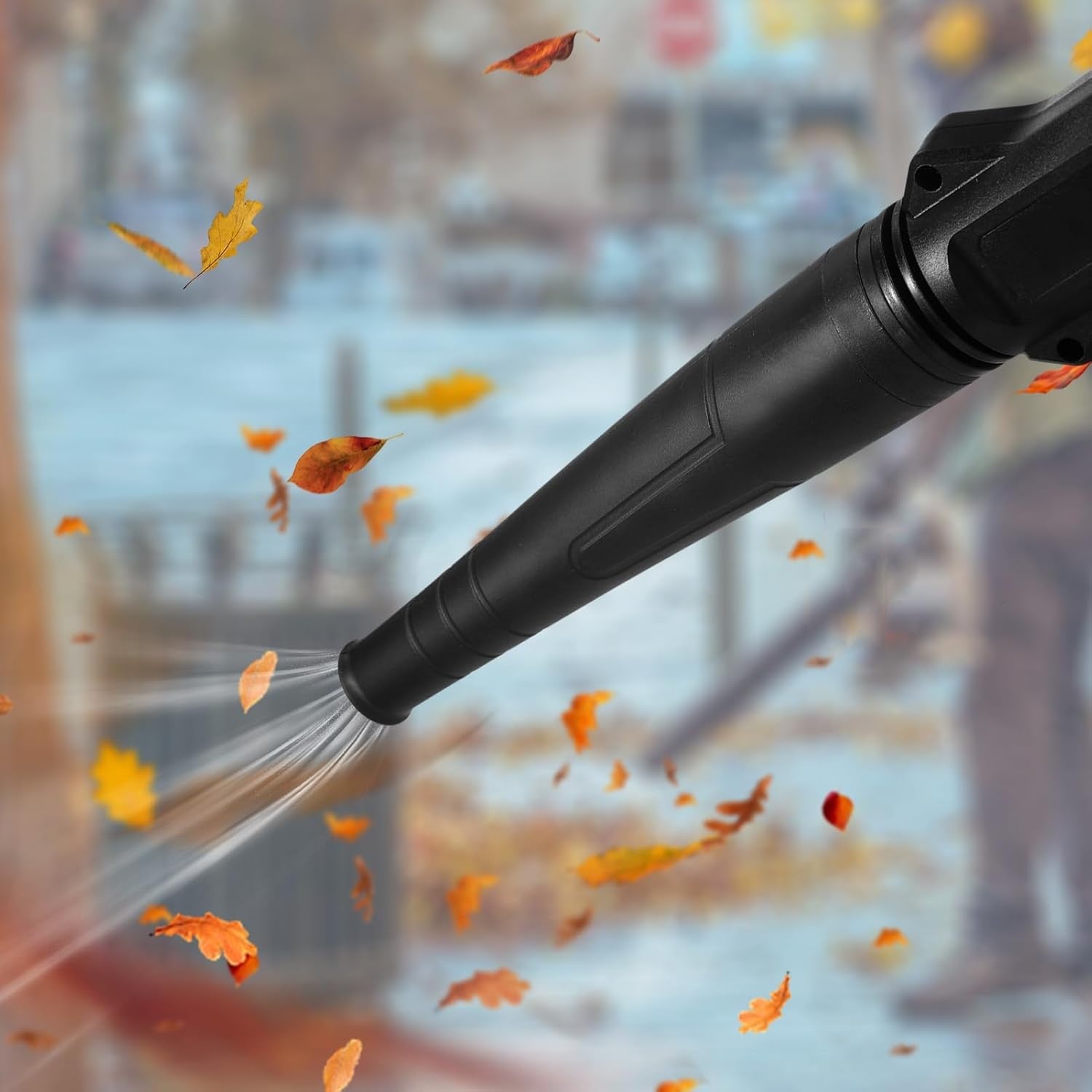 Cordless Leaf Blower Vacuum 21V Lightweight 2-in-1 Variable Speed Kit