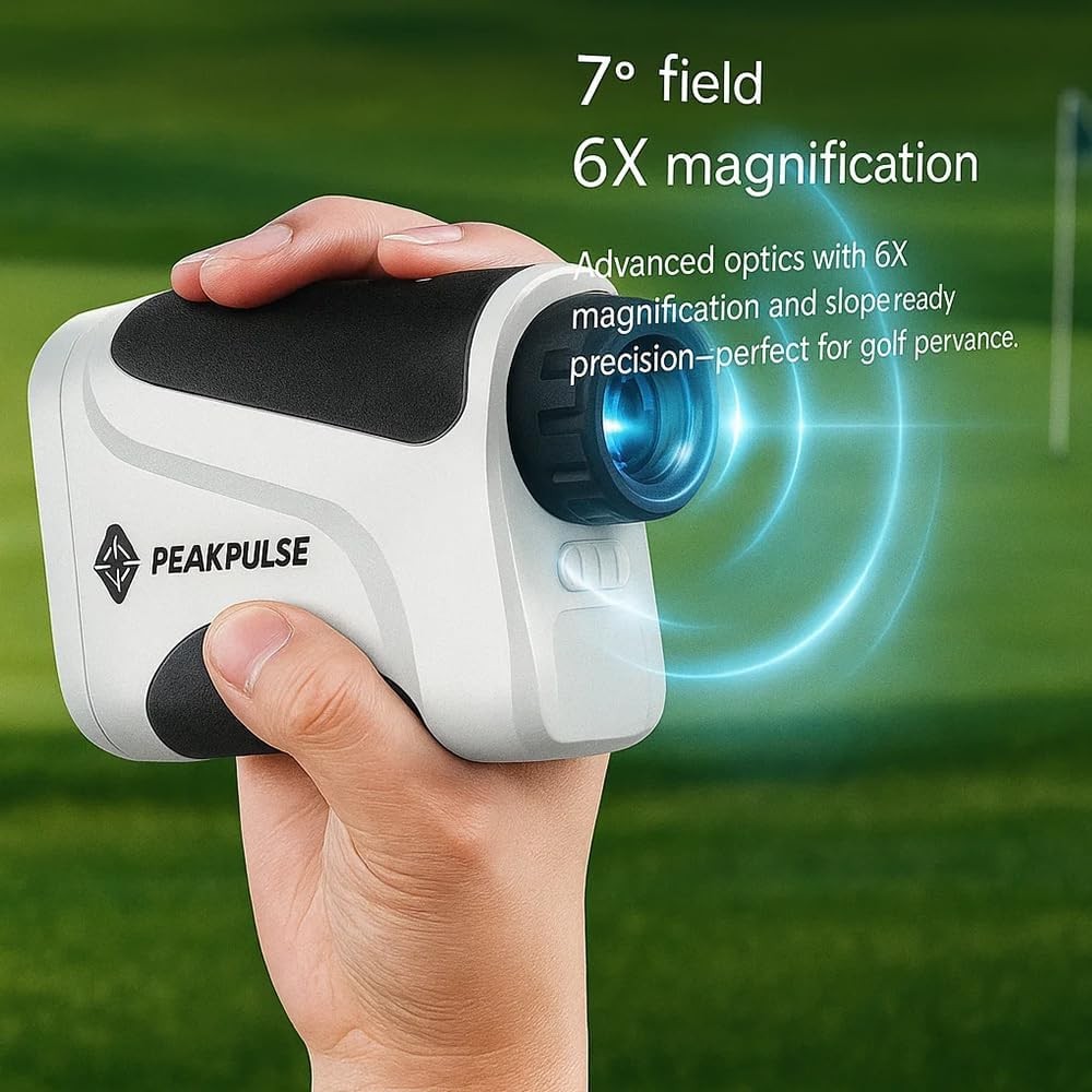 Golf Range Finder 656 Yards Slope Flag Lock Vibration 6X Magnification