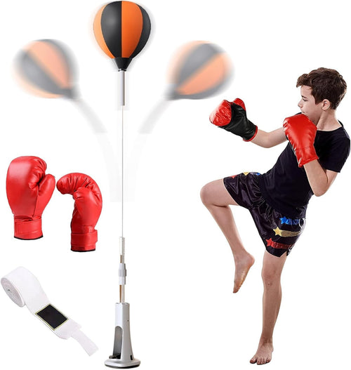 Adjustable Reflex Boxing Bag Stand Free Standing Speed Trainer