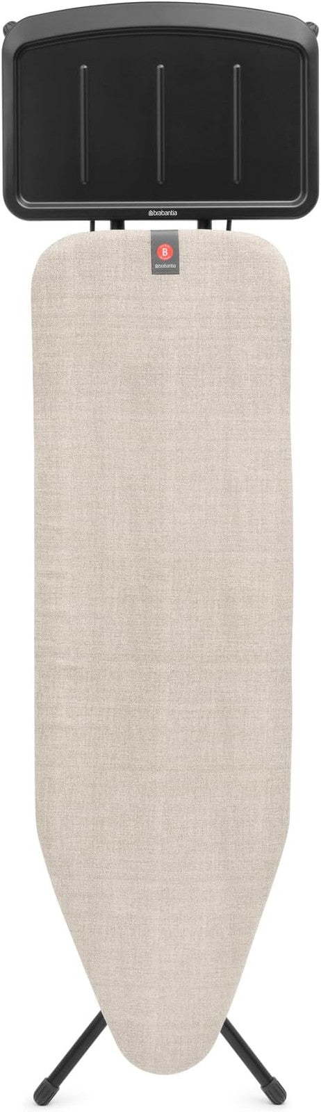 Large Ironing Board 124x38cm Anti Wobble Adjustable Height Steam Iron Rest