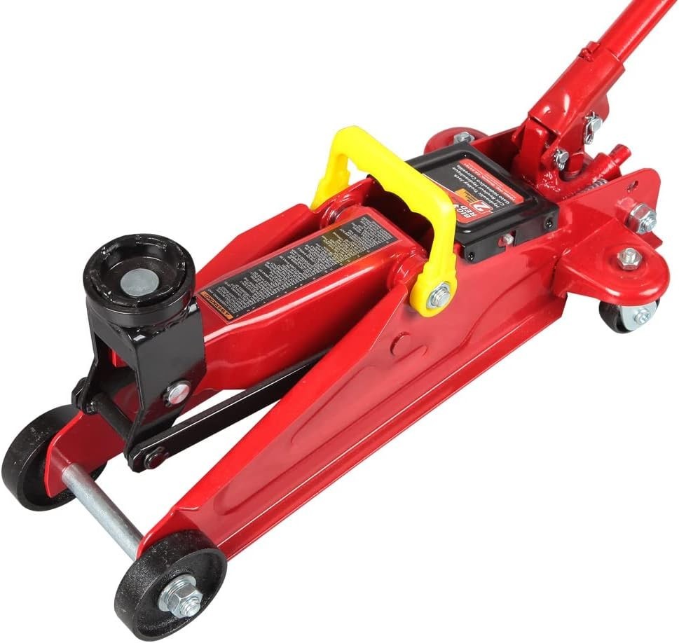 2 Ton Hydraulic Trolley Floor Jack Heavy Duty Steel Car Lift 5.6–13in