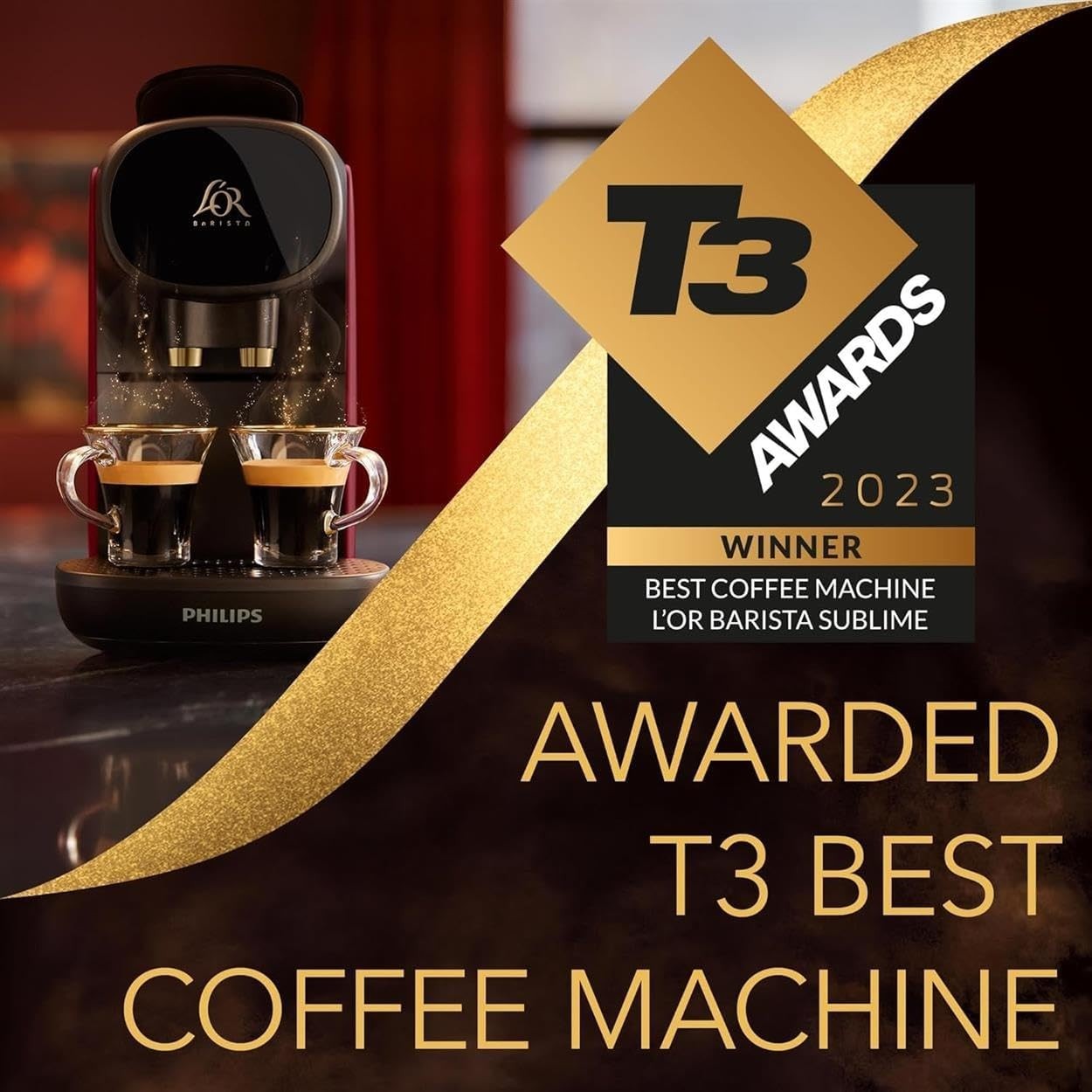 Compact Coffee Capsule Machine | Dual & Single Shot | 1450W High Pressure