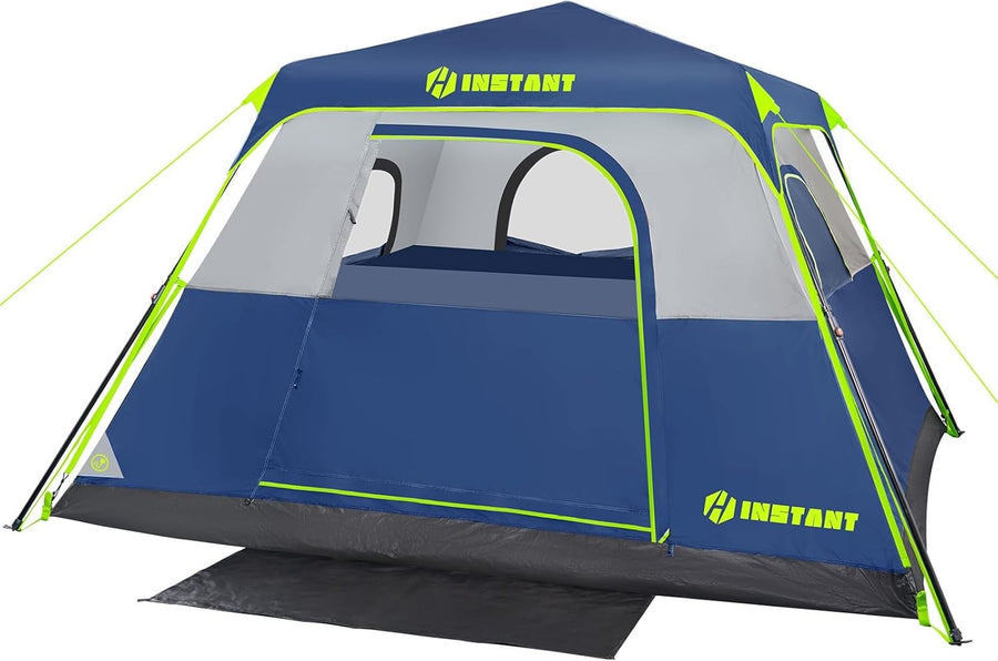 4/6 Person Instant Pop Up Camping Tent Cabin 60s Setup