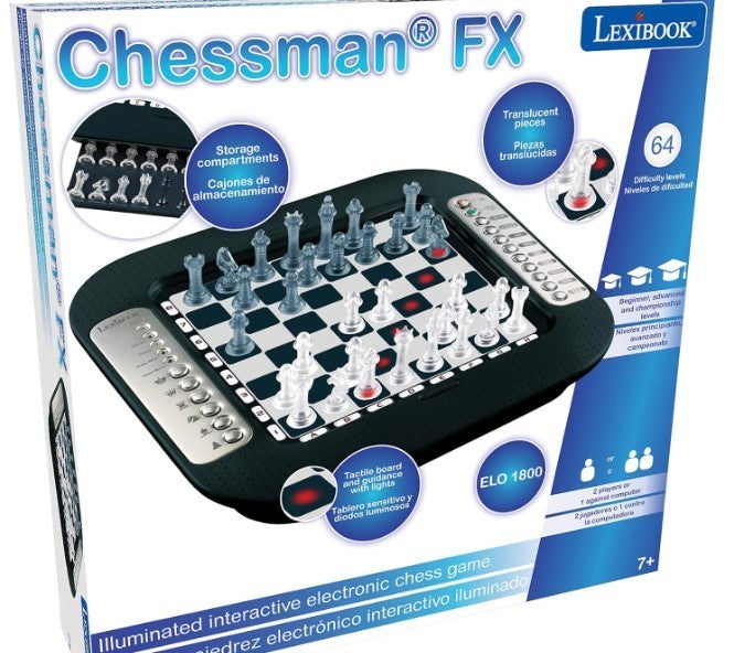 Electronic Chess Set with Touch Keyboard | 64 Levels | Light & Sound Effects