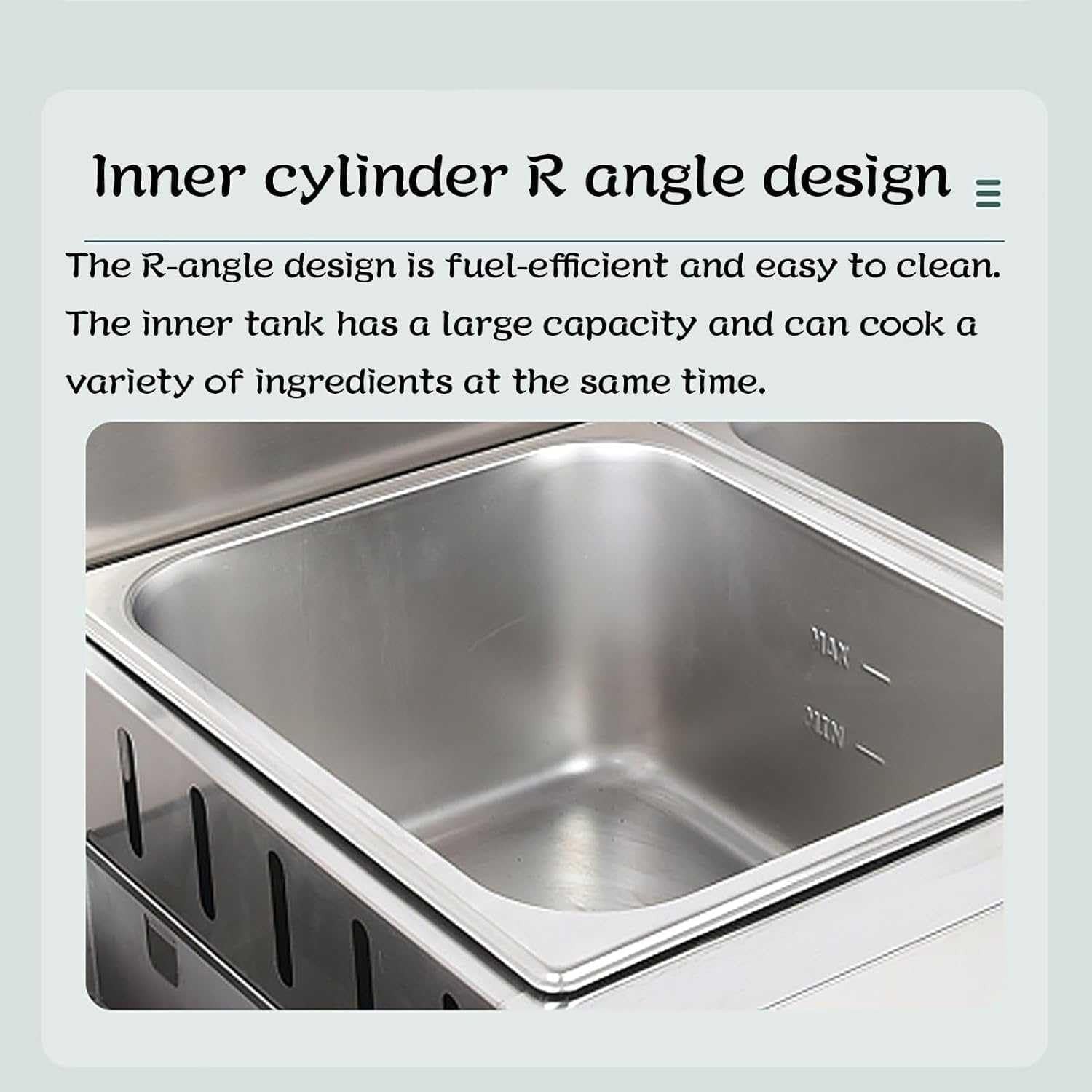 Commercial Gas Deep Fryer Stainless Steel Desktop LPG Fryer Basket Lid