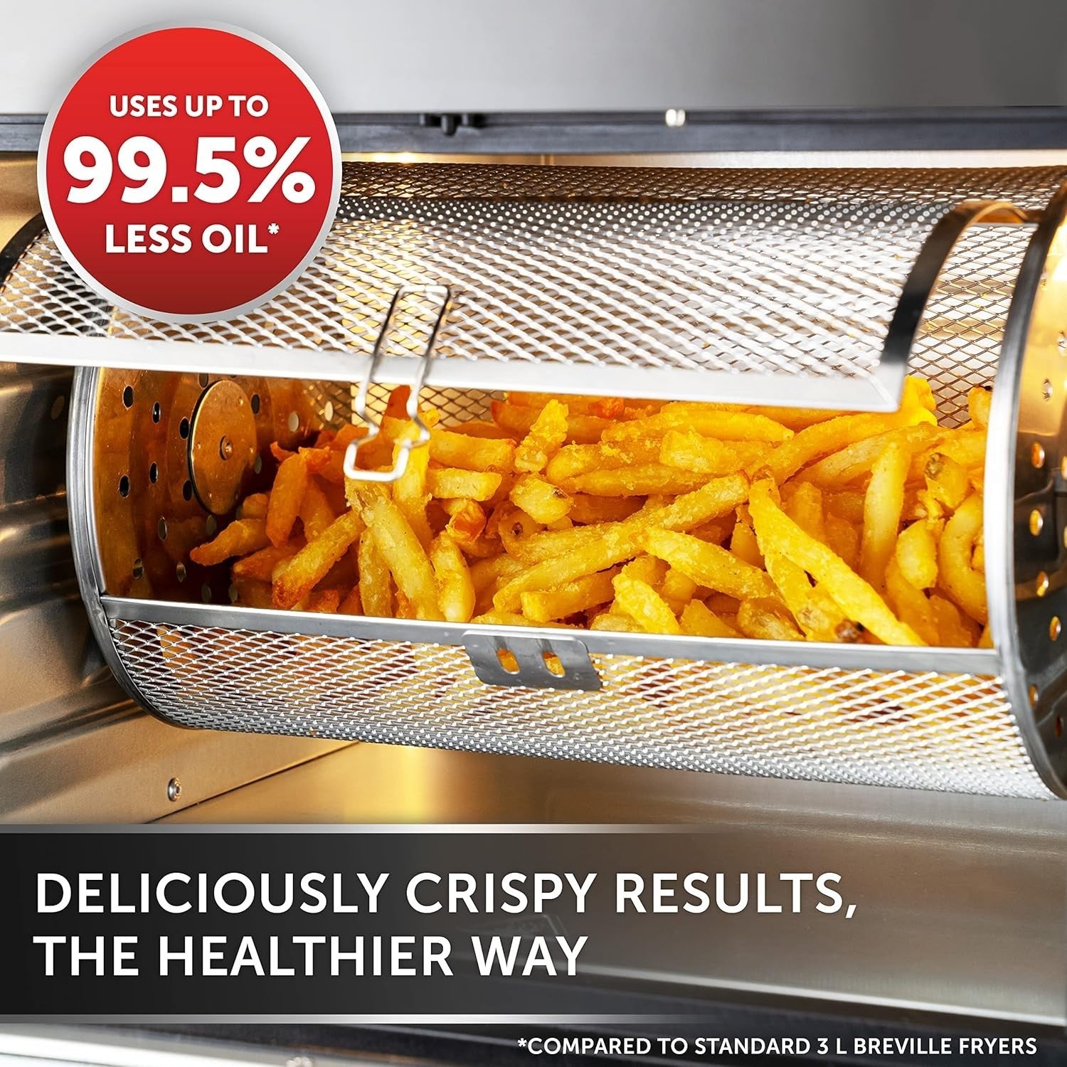 10L Rotisserie Air Fryer Oven Extra Large Digital Fry Bake Dehydrate 2000W