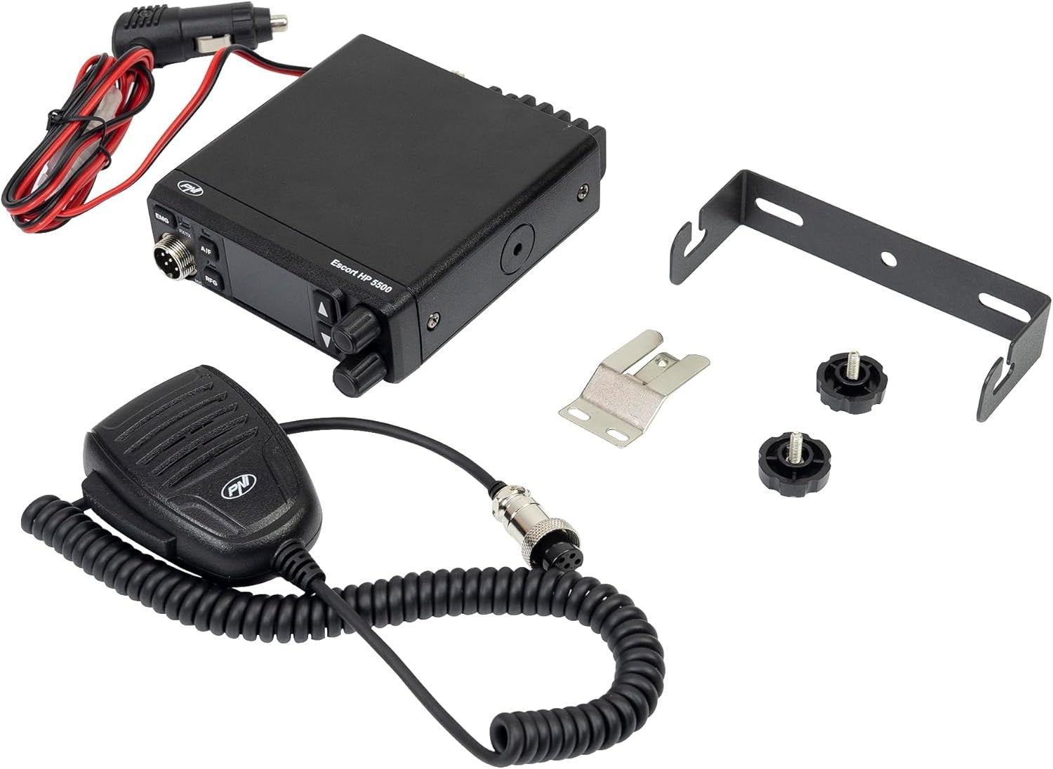 CB Radio Station 4W AM/FM Multi-Band with ASQ, RF Gain & 12V/24V