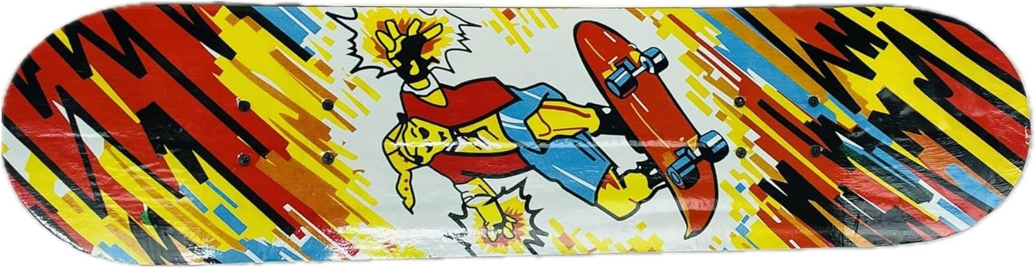 31in Double Kick Beginner Skateboard Maple Deck Adult Trick Cruiser Board