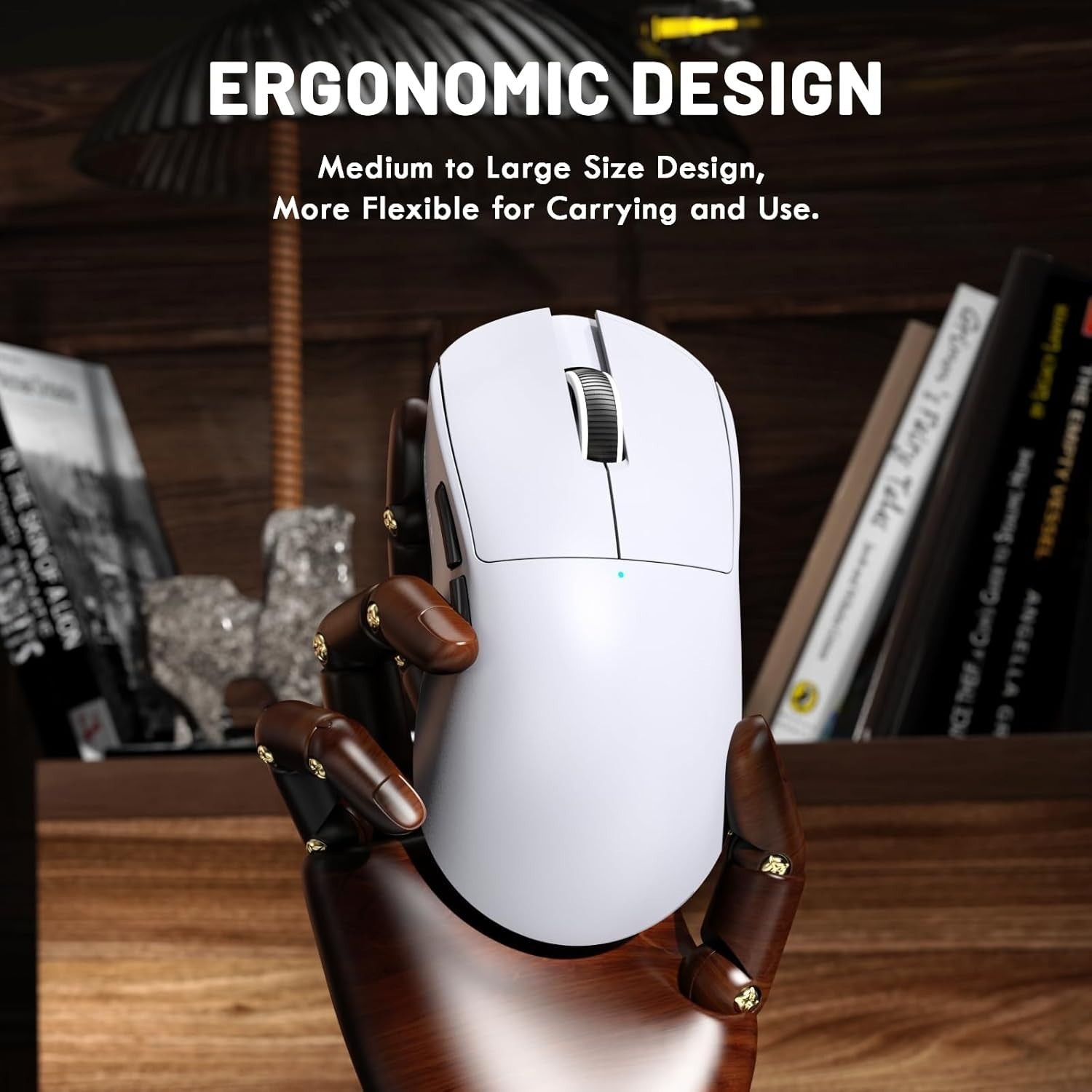 Ultra-Light Wireless Gaming Mouse 24000 DPI 2.4G Bluetooth USB