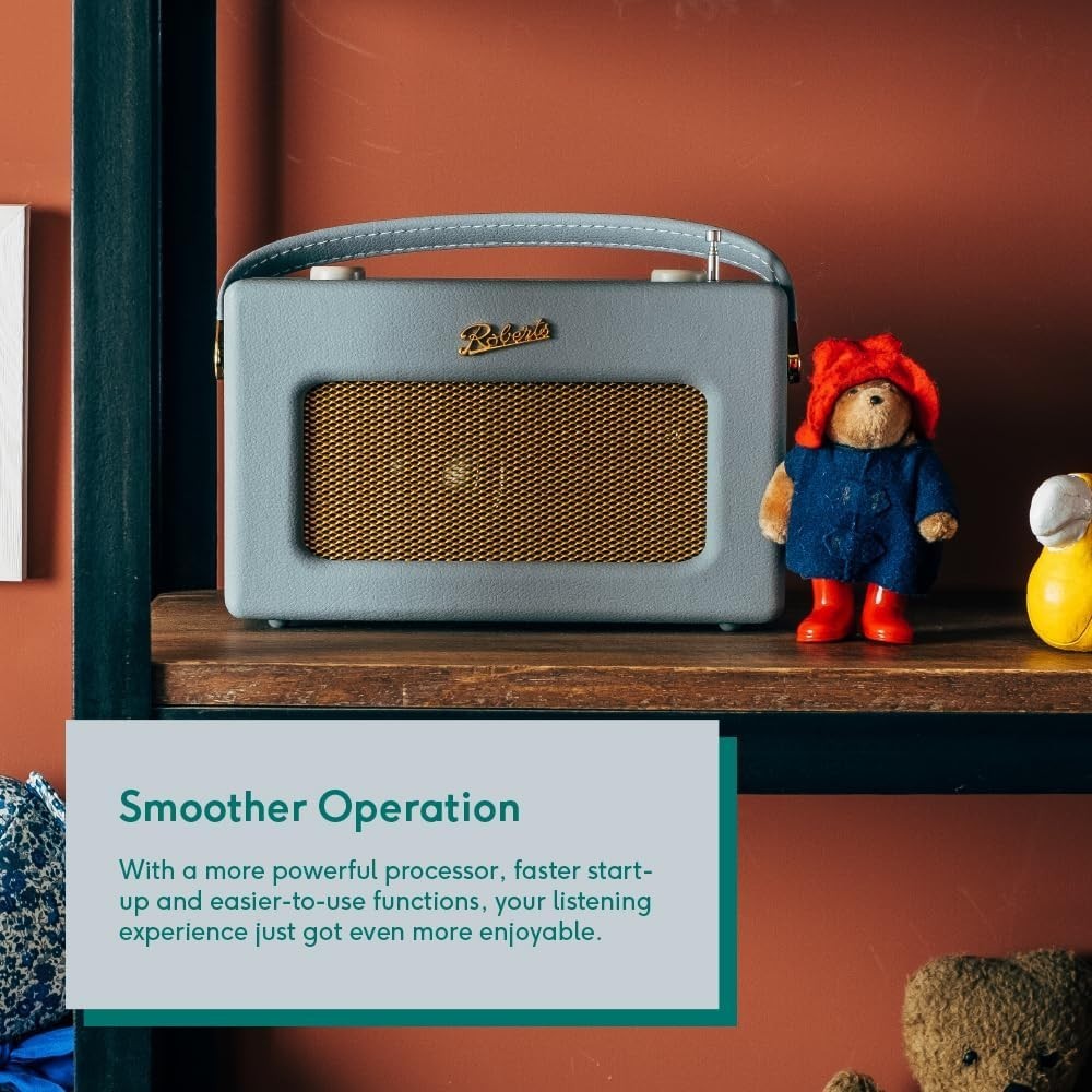 Portable FM/DAB/DAB+ Internet Radio with Bluetooth & Wi-Fi Streaming