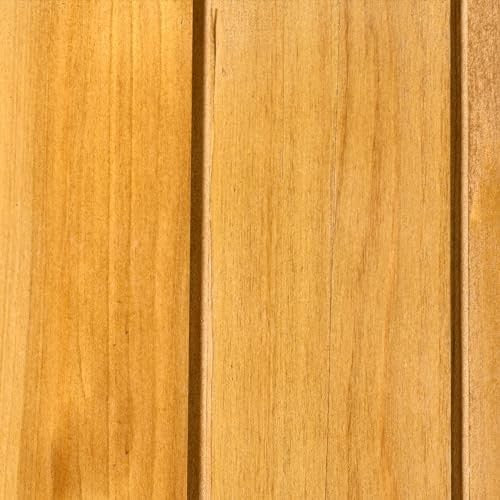 Wooden Garden Storage Shed with Shelves & Table, Waterproof Lockable 140x75x157c
