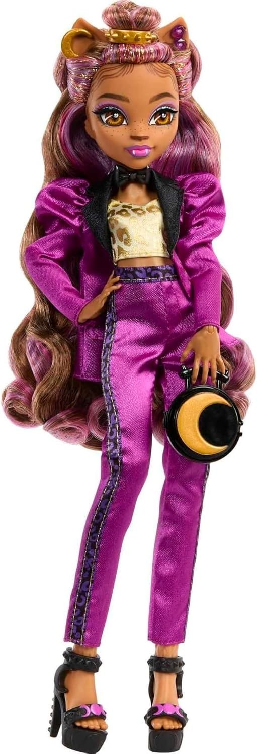 Monster Ball Fashion Doll Satin Suit Party Accessories Handbag Heels