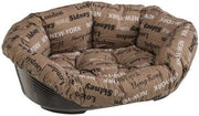 Plastic Dog Cat Sofa Bed w Washable Padded Cushion Non Slip Base