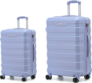 Check In Suitcase Duo 24” & 28” Lightweight Hard Shell TSA Spinner Wheels