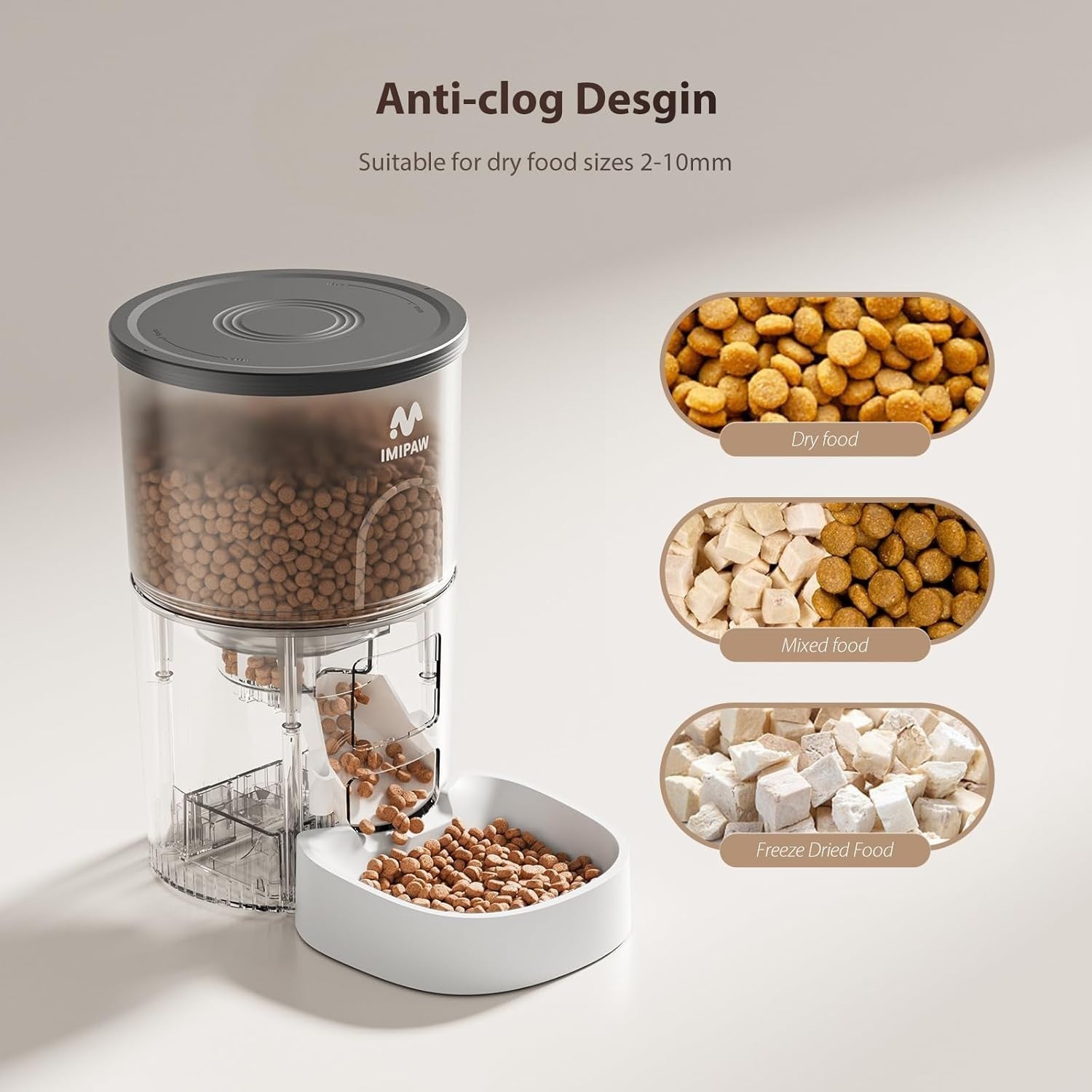Automatic Pet Feeder 3L Programmable Timer Food Dispenser LCD Control