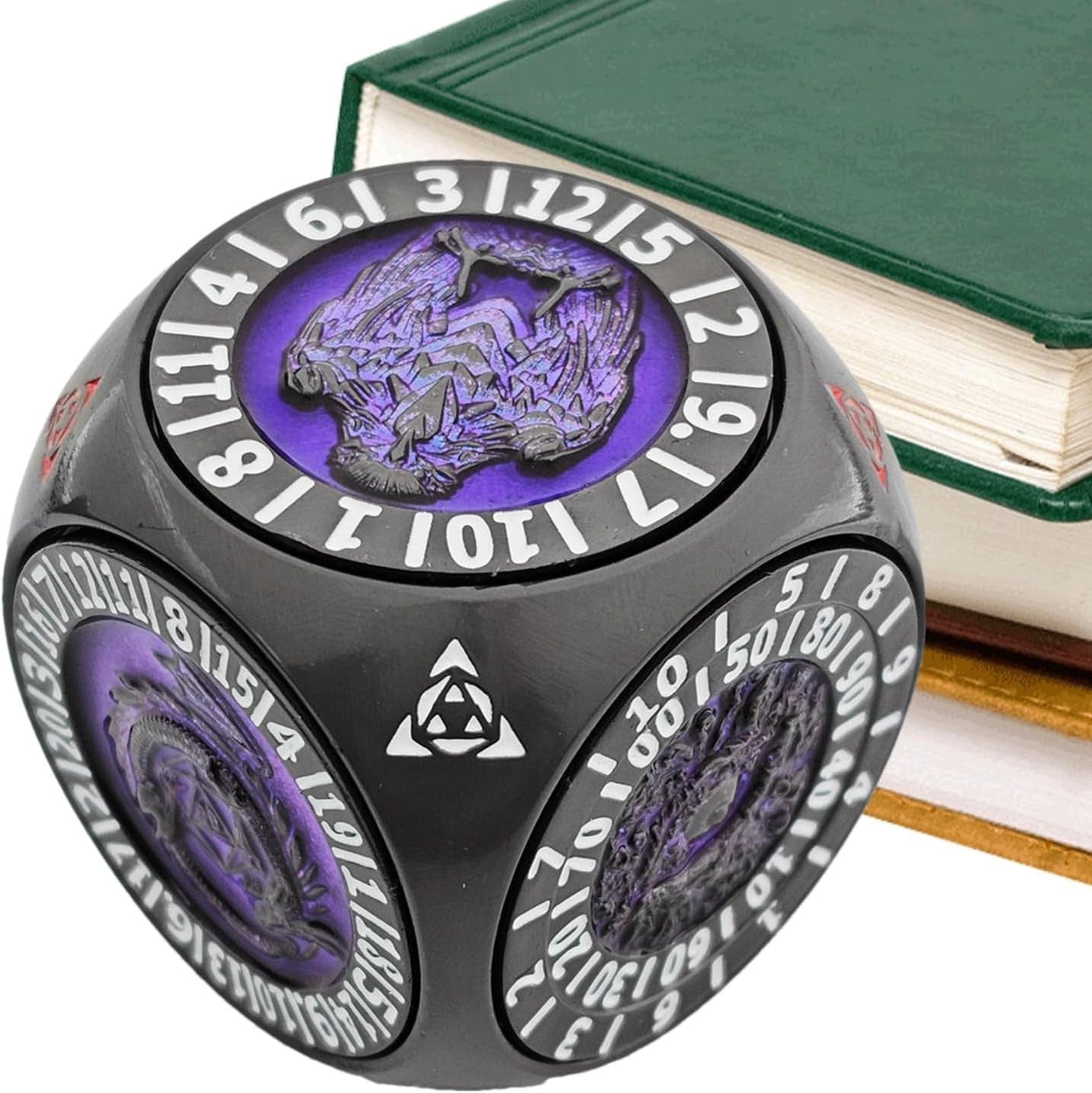 7in1 Spinner Dice Metal Fidget Geometric Rotating Game Toy