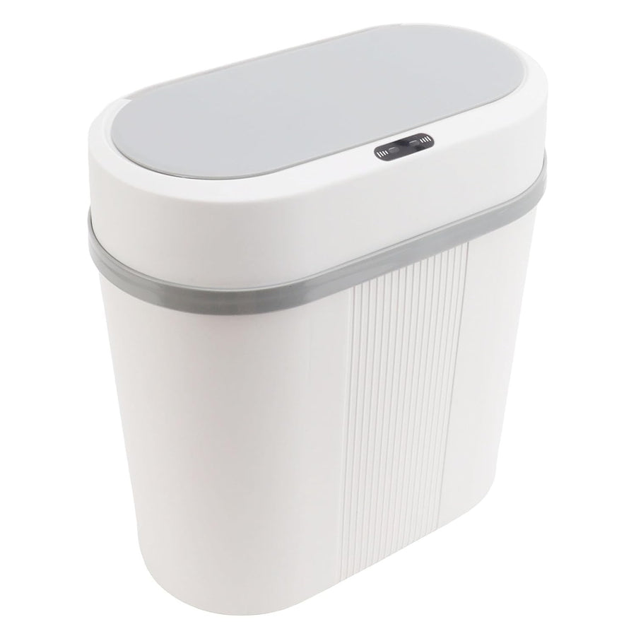Smart Touchless Slim Trash Can Motion Sensor Narrow Bin White