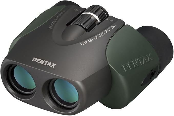 8–16x21 Zoom Compact Binoculars – HD Travel Optics, Wide Clear Viewing