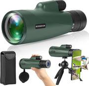 10-30x50 High Power Zoom Monocular HD BAK4 Prism + Tripod & Phone Adapter