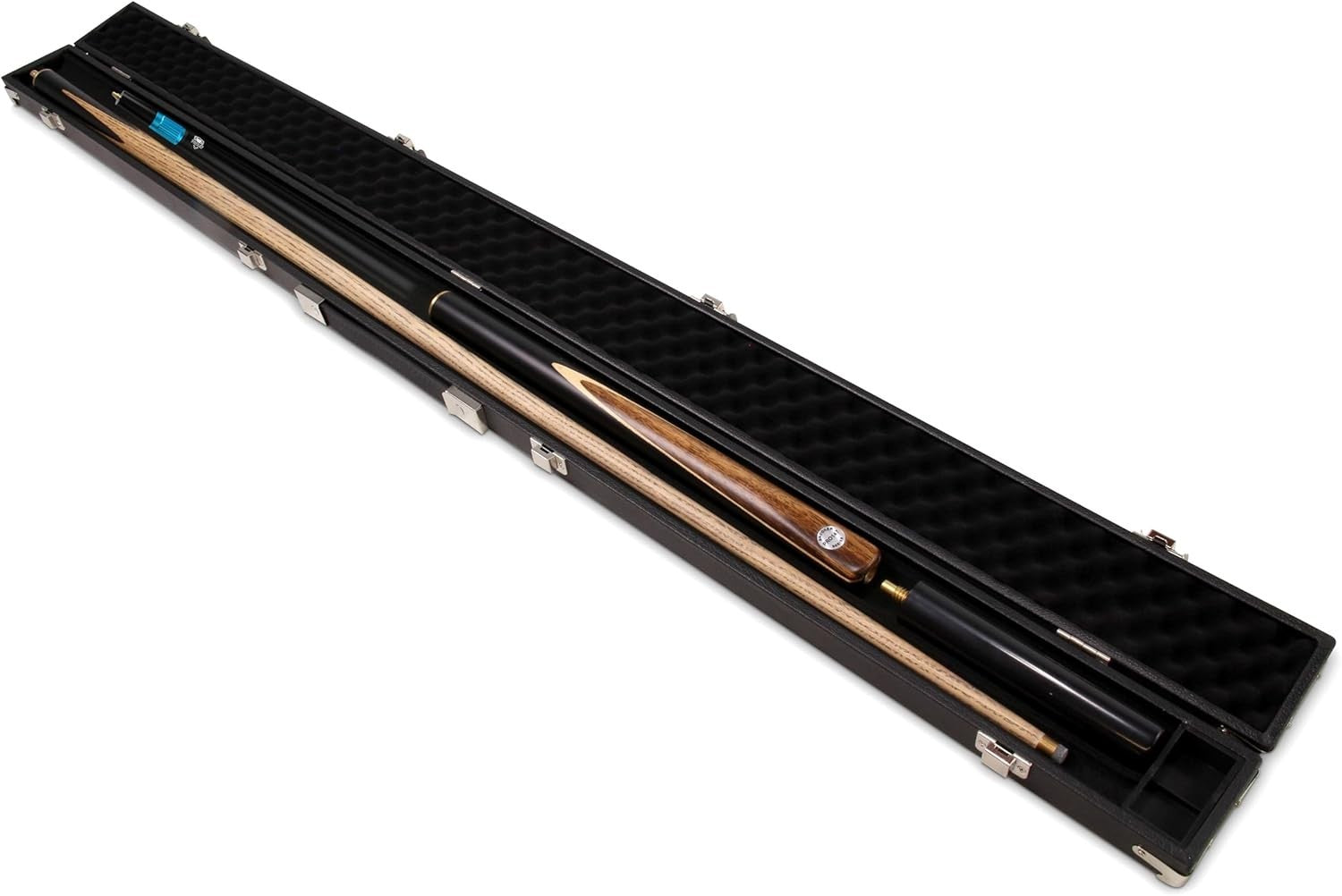 57" Heavy Snooker Pool Cue Set 3/4 Joint 9.5mm Tip Case Extension