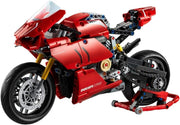 Motorbike Model Kit 646pcs Red Superbike Build Set for Adults & Kids