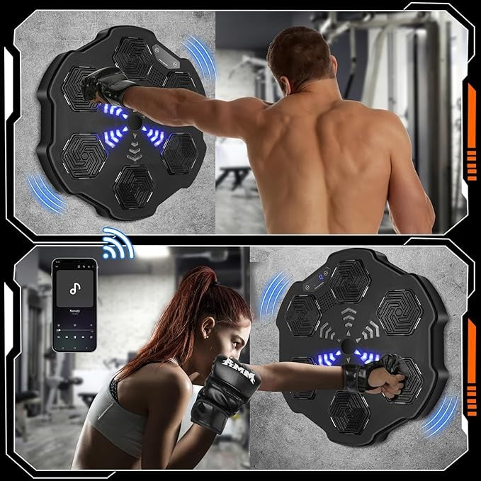 Smart Music Boxing Machine LED Wall Target Interactive Reaction Trainer