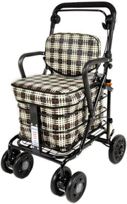Prestige Walk & Rest Royal Mobility Trolley with Seat & Armrest Fully Assembled